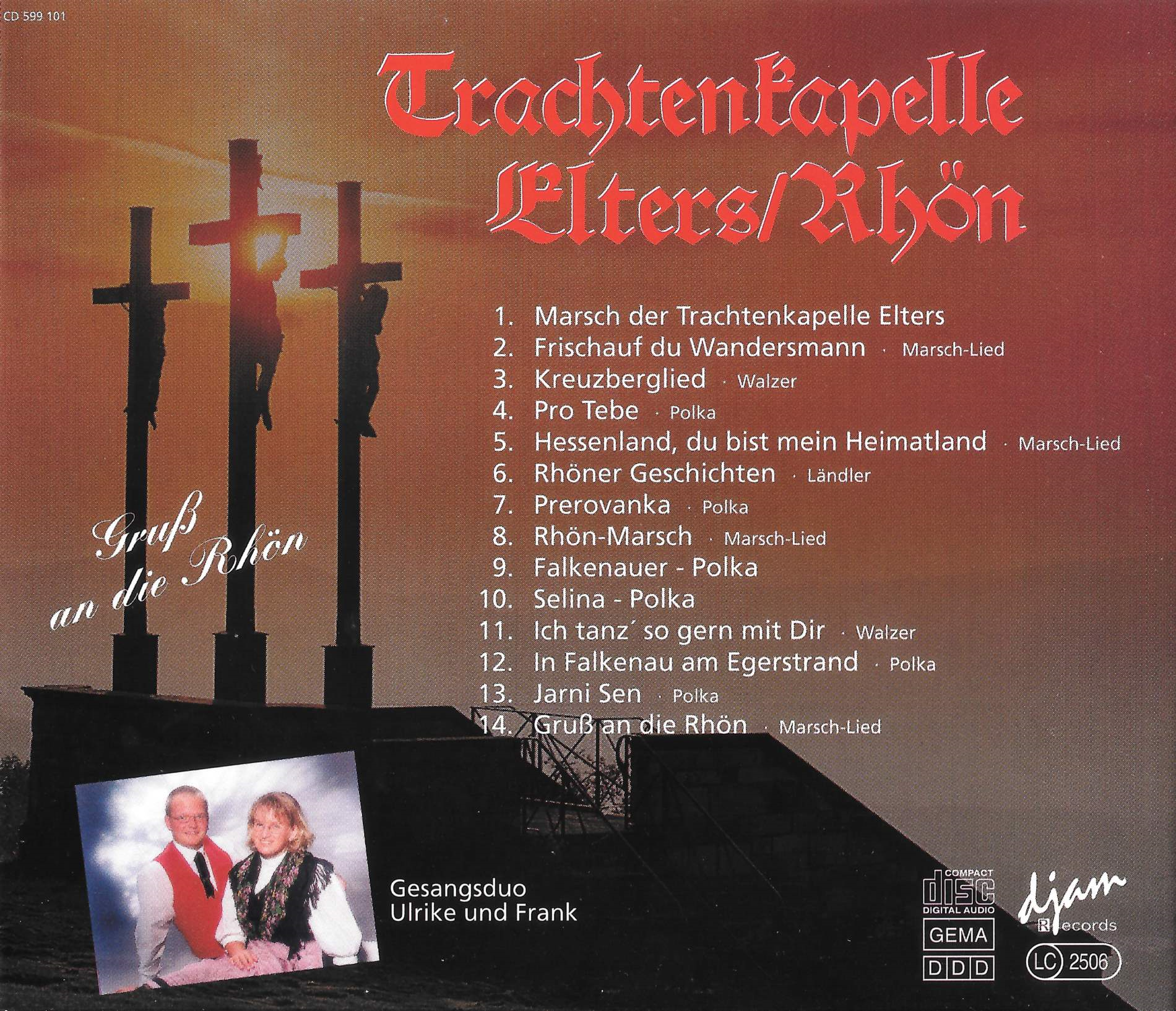 Gruß an die Rhön Rückseite